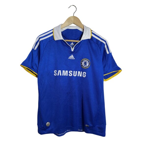 2008-09 Adidas Chelsea FC Home Soccer Jersey Samsung Sponsor - M